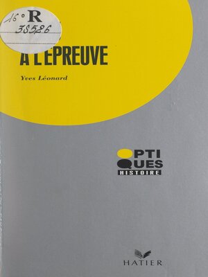 cover image of L'ONU à l'épreuve